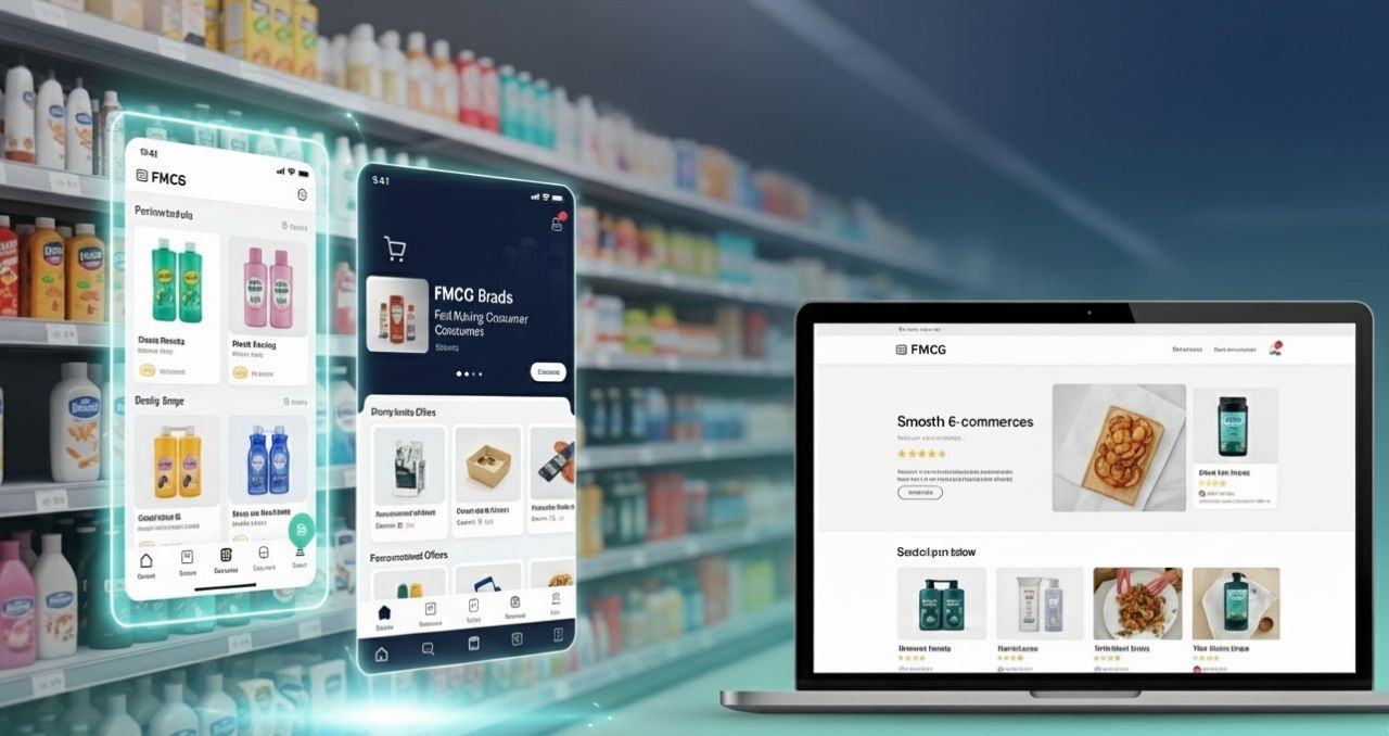 From Shelf to Screen: Why FMCG Brands Need Custom Apps and Smart Websites